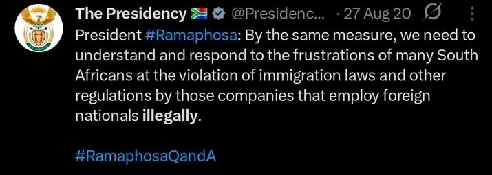 DjBlaQueT's tweet photo. @CyrilRamaphosa @ThuliMadonsela3 Same song different year https://t.co/bAVnEU8AlA