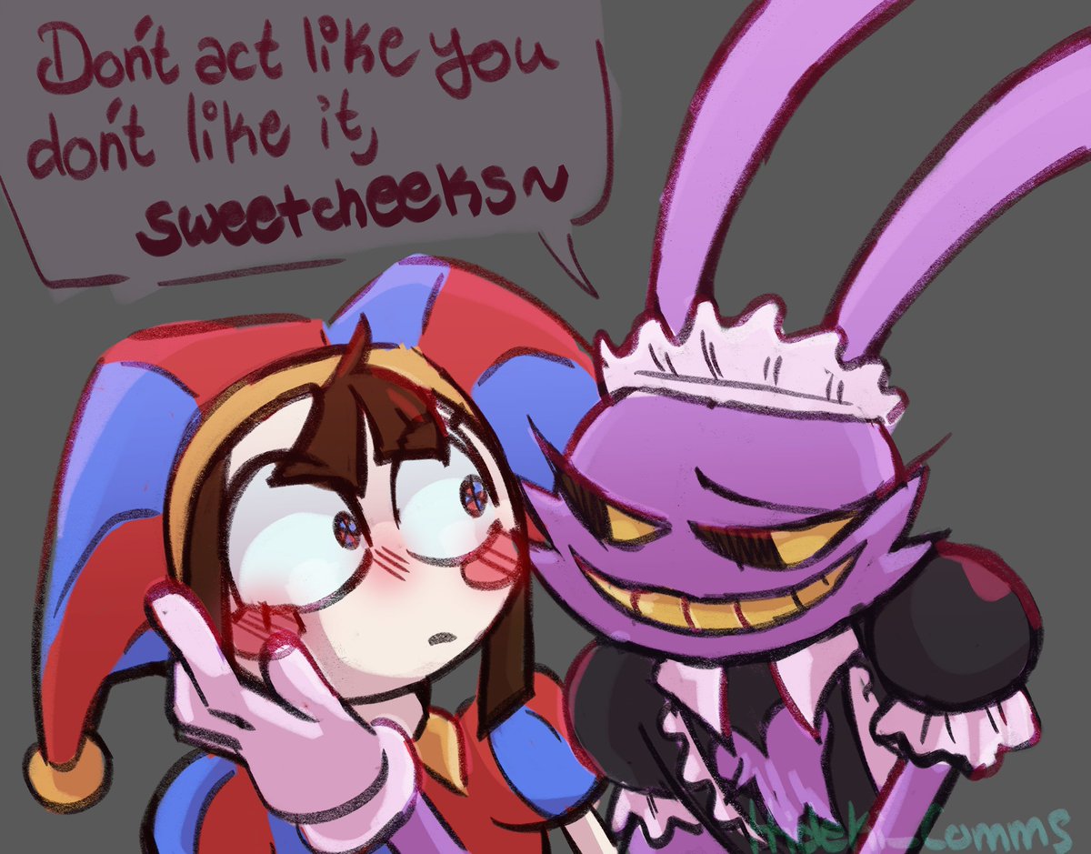 Hideki_Comms's tweet photo. ⚠️SLIGHT... SPOILER WARNING? kinda⚠️
.
.
.
.
.
.
.
.
.
.
.
.
.
.
OKAY I HAD TO!
when i saw this scene the first time i legit was tweaking in my seat
#funnybunny #tadc #tadctla #funnabunnyfanart #jax #pomni #jaxfanart #pomnifanart #theamazingdigitalcircus https://t.co/SCm47yNIGA