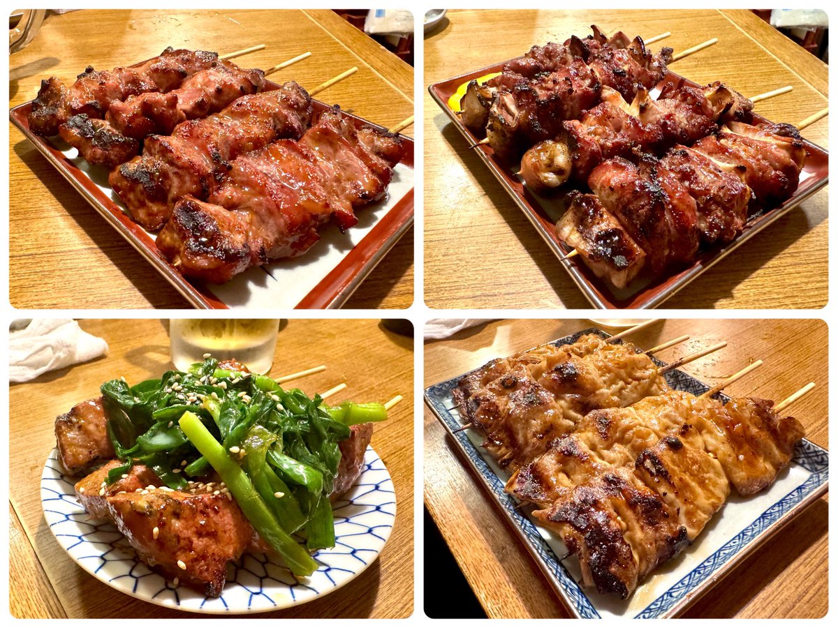 ekiaka's tweet photo. ヤキトン GAるKU a.k.a. 弐ノ十@北赤羽

レバー
ハラミ
シロ
タン元

カシラ
ナンコツ
レバニラ
テッポウ

ハツ
タン下
アブラ
紅生姜

和牛皿ホルモン
豚足
ポテサラ

味は最高
値段は最安

秋元屋系
最強の焼きとん https://t.co/CYVpGLjeuO