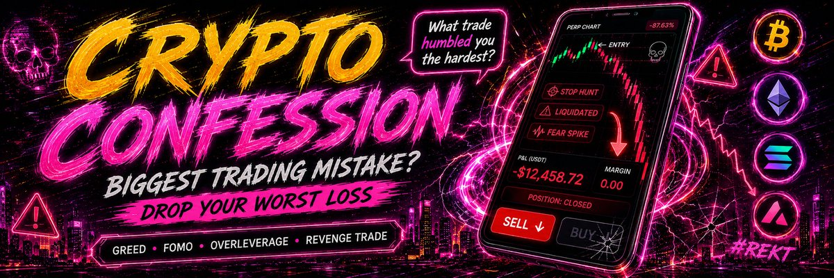 Kingfinity's tweet photo. #CryptoConfession #TradingMistakes #CryptoTrading #REKT #Rekt #Degen #DegenLife #FOMO #Overleveraged #Liquidated #StopHunt #CryptoLoss #TradingPsychology #BiggestLoss #RevengeTrading #PerpTrading #Bitcoin #BTC #Ethereum #ETH #Altcoins #CryptoCommunity #CryptoTwitter #Bullrun #Web3 #KFX #Kingfinity