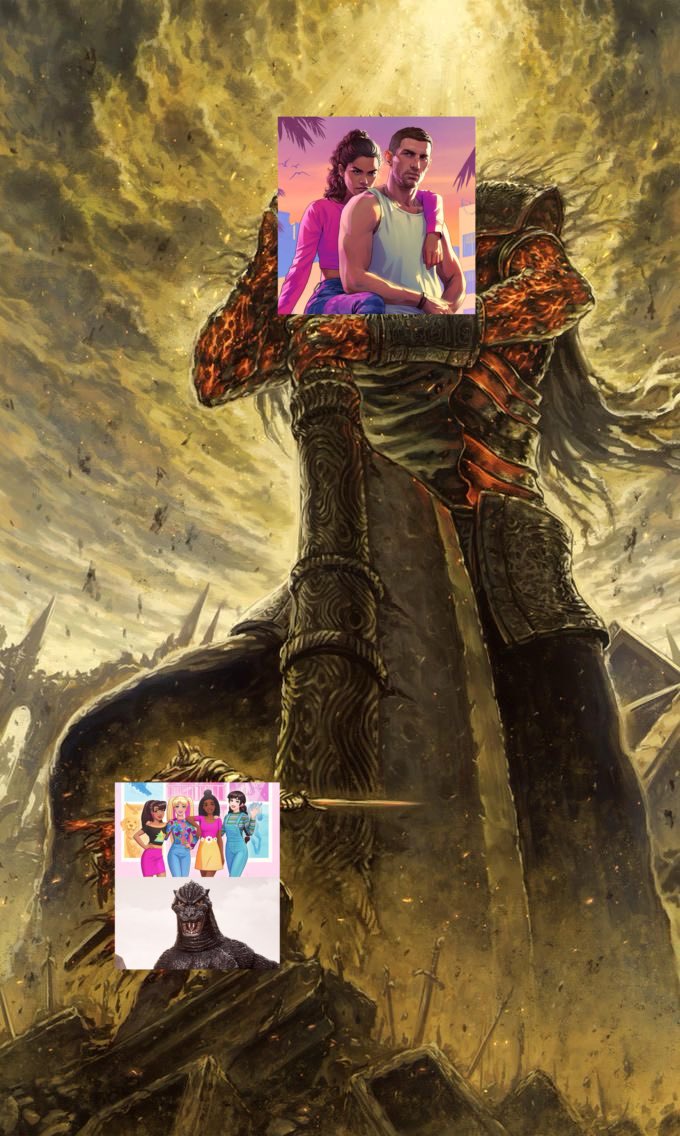 Wild_Lizard24's tweet photo. @CartoonsOTMoon Barbie y Godzilla con la percepción de la realidad completamente alterada a punto de enfrentarse a uno de los gigantes de los videojuegos: https://t.co/rLNnnsCDqP