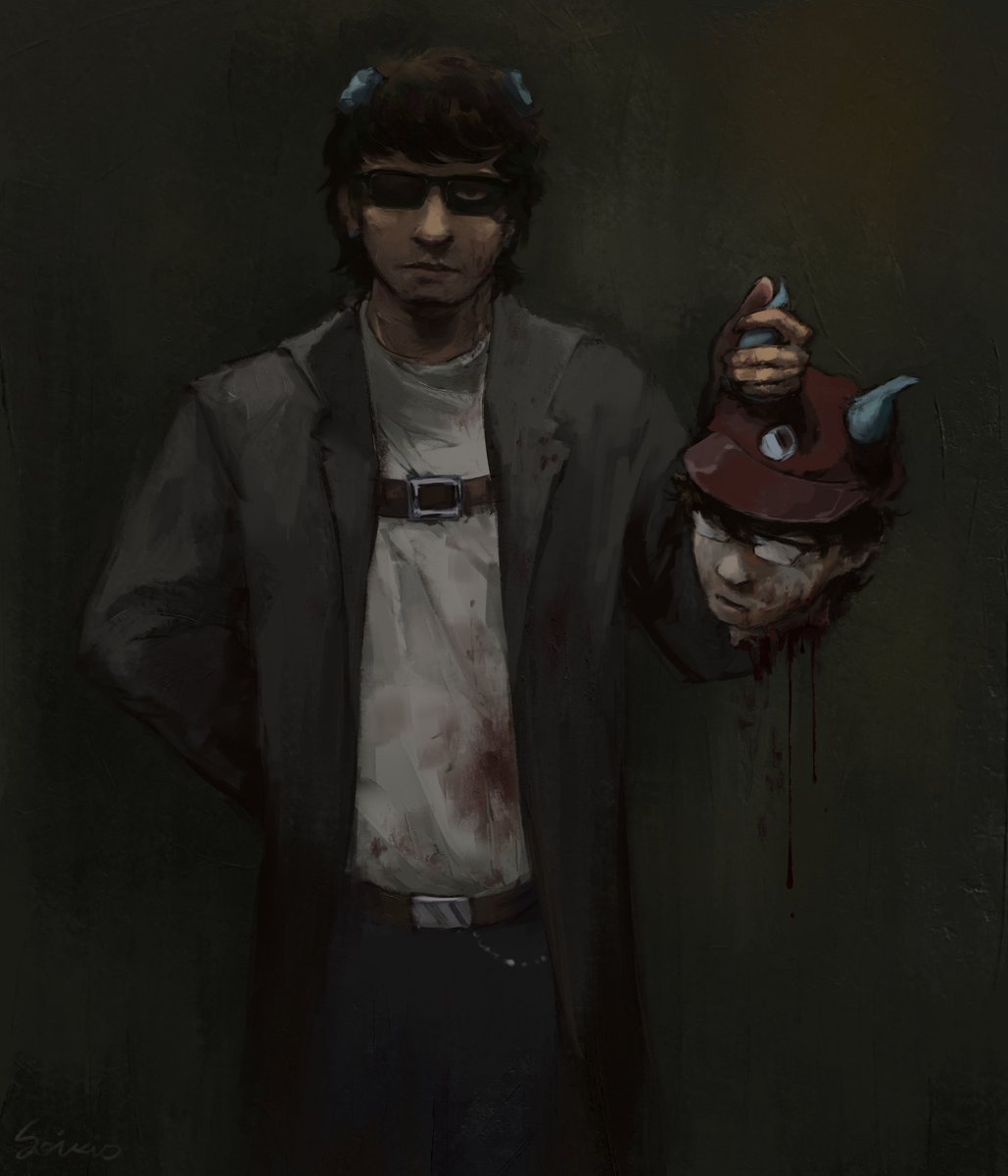 Soixis's tweet photo. // slight gore

i love his painting so much you dont understand
#qsmp2 https://t.co/rKxBmZddI7
