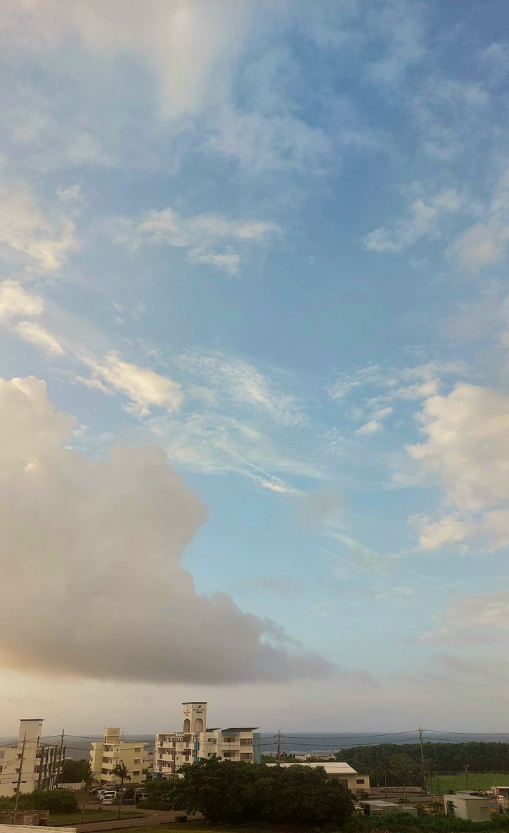 65rinrinrin's tweet photo. Goodmorning ～🤗

28℃…あめ時々くもり予報の石垣島

写真撮った後すぐ雨が降りだしたよ
今はザーザー土砂降り☔☔☔

月曜日！
ちょっと体が重いけど今週もがんばっていこー https://t.co/80W4VVnm0W