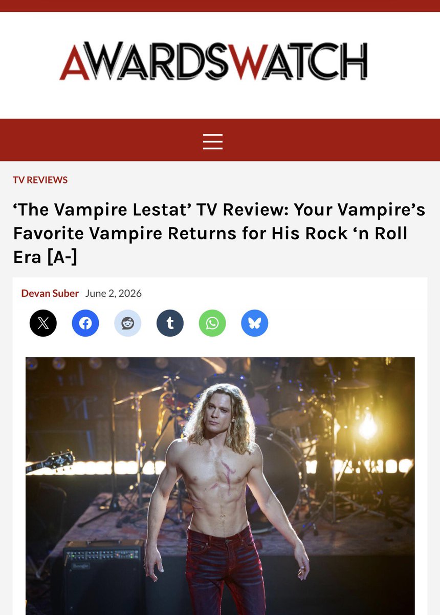 Interview With The Vampire Fanpage tweet media