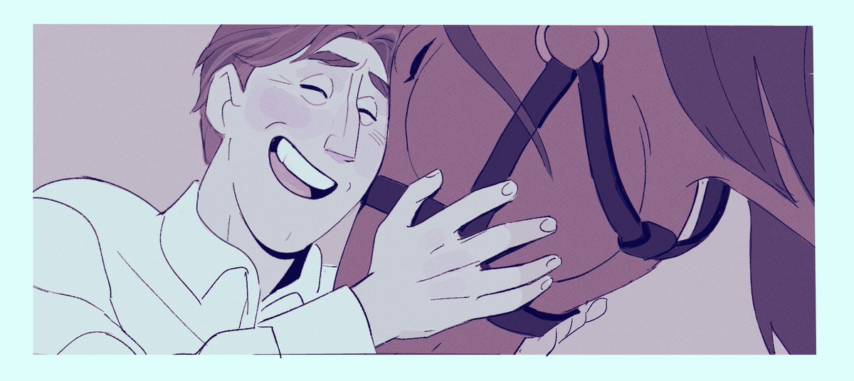 polochka_art's tweet photo. Jerry's love for horses is the most cute Hoppers headcanon 🥺 https://t.co/qFp6tSk50N