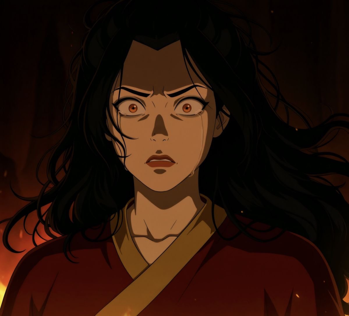 Edrith_Sunnah's tweet photo. The way Ozai treats his children—especially Zuko—may partly stem from the way he was raised by Azulon.

Throughout the show, it’s implied that Azulon favored Iroh over Ozai, which could have left Ozai feeling neglected and resentful. If Ozai grew up without experiencing genuine love or affection, it might help explain why he’s so incapable of showing it to his own children. I also get the impression that Iroh and Ozai weren’t particularly close, much like the emotional distance that existed between Zuko and Azula. That parallel may be one reason why Ozai and Azula end up sharing so many similar traits and behaviors.