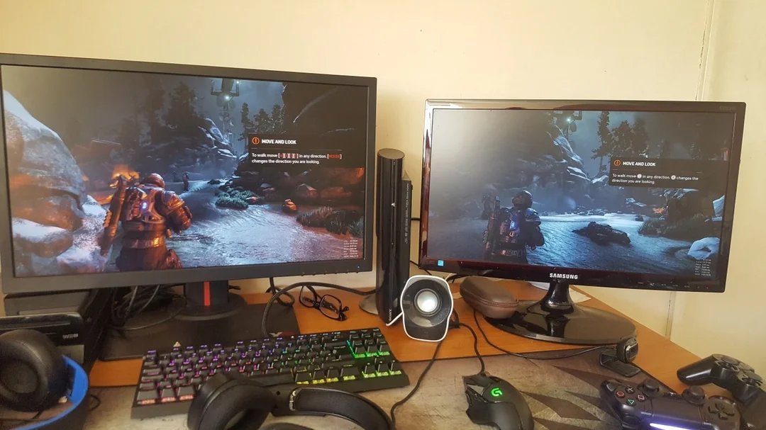 TerryHB_'s tweet photo. Please stop removing splitscreen from PC releases. It has been missing on MCC for PC, and now it's beginning to be removed from Gears of War since Reloaded. 

PC players DO play splitscreen. It's how I played Gears 4 with my brother in 2016
 @asha_shar @GearsofWar @CoalitionGears https://t.co/iAk0wHHp2K