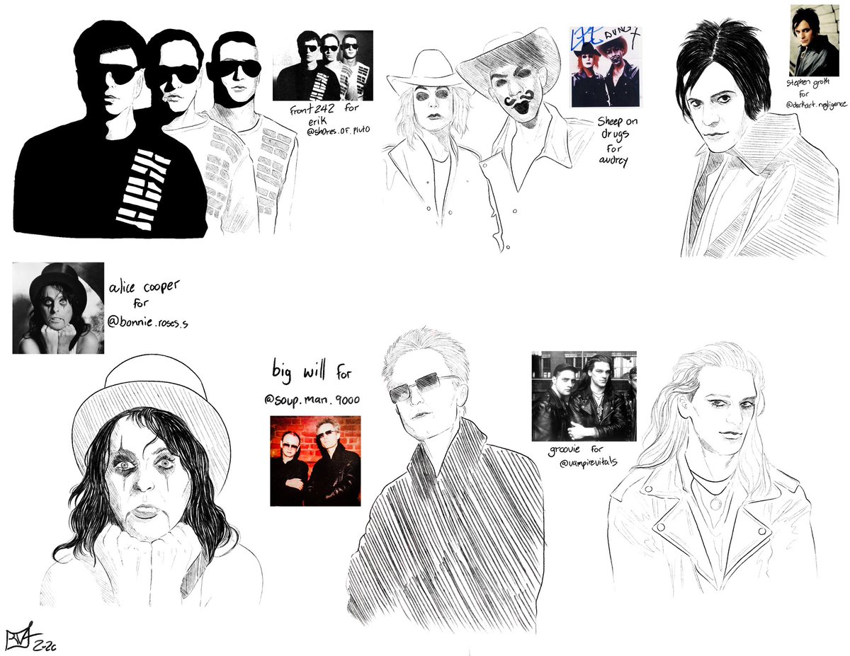 SHARPSFREAK's tweet photo. all my drawings of suggestions from you guys! thank you! https://t.co/swg0aXey8P