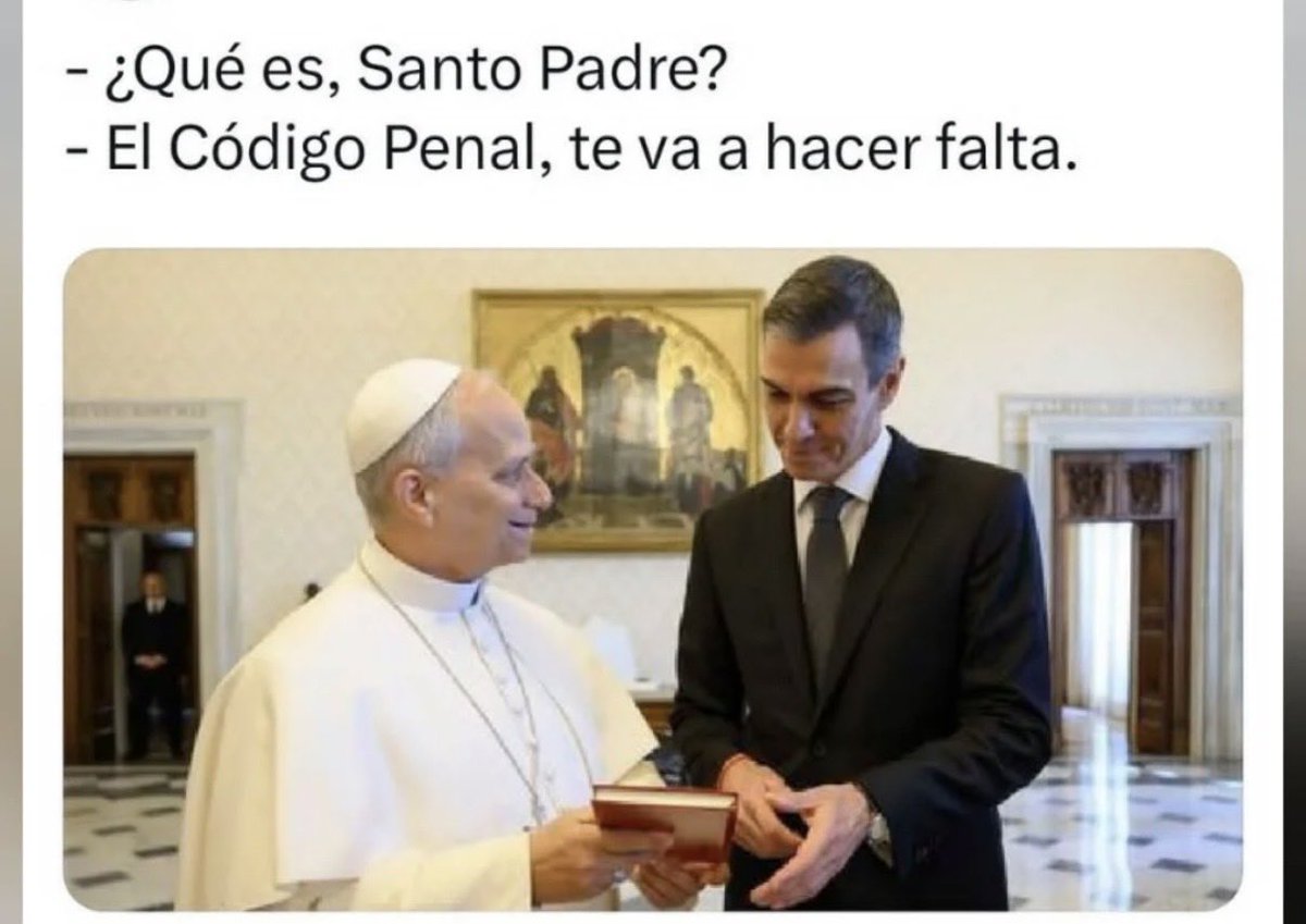 JessMar83387794's tweet photo. @JuanPorcel4 El Papa ya está enterado de que es un mentiroso corrupto y de que el número  maldito es 30.000 de ahí el regalo que le ha hecho https://t.co/jCKiIohakp