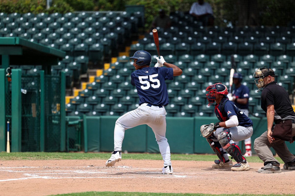 USABaseball15U's tweet photo. 👋 @TKGaines0 

A familiar face takes on @MLBDevelops x @USABaseball’s Breakthrough Series 👀 https://t.co/ejPCzQsPkJ