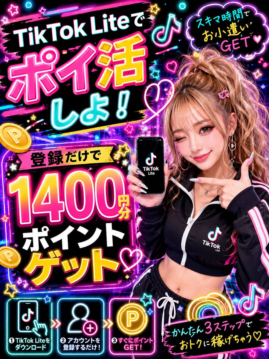 c_h_i_1993's tweet photo. TikTokLite 【PR】🩷&amp;♻でリプ欄解放

即金1400円🤍
https://t.co/8hNjIb1nMZ
　紹介コード: 654289858

14日ログインで2750円😘
https://t.co/kldiINRaqk

良かったらリンク使ってください🧸🫧

🍀生成AI画像初挑戦🍀
初めての割に可愛くできて満足🤍TKL https://t.co/aDhsPcz79T