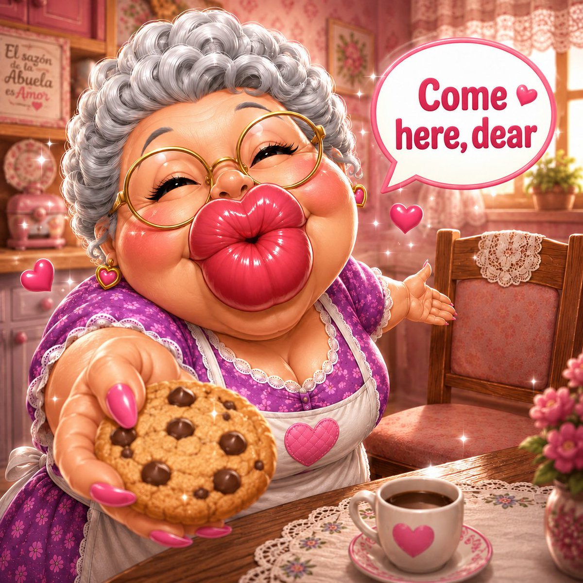 GranMuak's tweet photo. Bitcoin is down bad today
Grandma says don't touch it
She's been hiding her secret recipe since 1957 It only gets better with time 📜
Come here, dear ☕🤗 https://t.co/QrqLtZMyLT