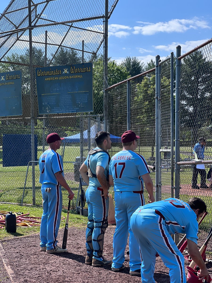 DCBiddle's tweet photo. Spent the morning back at my church (after just a few years off) watching #baseball the way it's meant to be played and loved.

#adultleague #retiredpros #baseballdads https://t.co/Wgh8cg0vCv