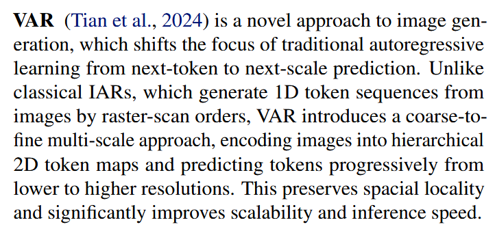 timfduffy's tweet photo. @gleech Ok tbh I did not realize that VARs were AR across scales rather than sequentially generating tokens within a scale until reading this. Interesting result, I suppose the transition across scales in VAR inference somehow promotes the memorization. https://t.co/H54OVh7OrO