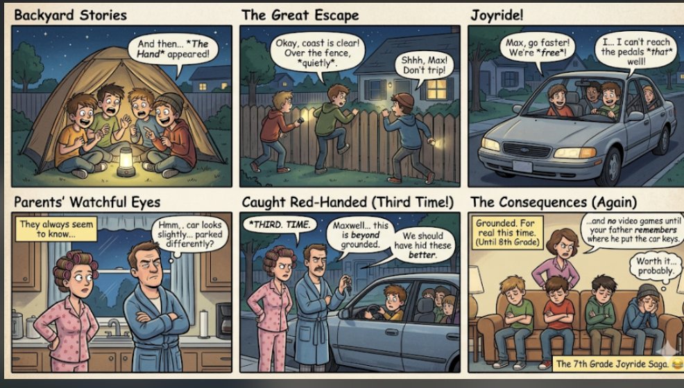 remax281's tweet photo. @CliftonSellers Camping in the back yard with friends telling ghost stories and sneak out of the yard and taking your parents car on a joyride all while being in the 7th grade 😂 after the 3rd time getting caught by your boomer parents. https://t.co/oVFaOQSbXG