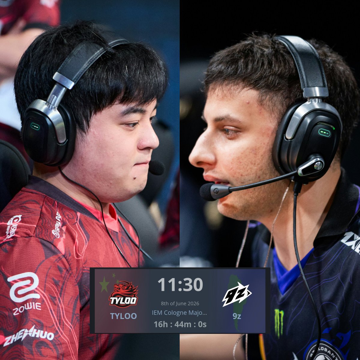 infocsarg's tweet photo. 🟣🔥 9Z CONTRA TYLOO POR LA CLASIFICACIÓN.

Mañana desde las 11:30 a.m. el conjunto violeta enfrenta a TYLOO 🇨🇳 por el pase al Stage 3 del MAJOR.

El que gana avanza y el que pierda tendrá una chance más para clasificar. https://t.co/qpUwYxrtzr