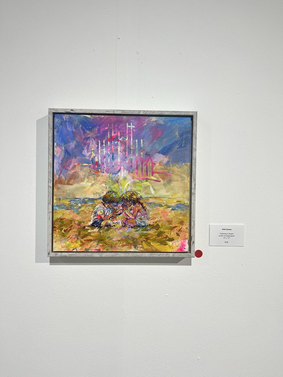 arletgomezart's tweet photo. Sold on opening night.๐ด
Listening in Prayer | 12 x 12 in
โThere are moments when loving you feels like prayer, and in those moments, God feels near.โ
From New Zip Code, on view through June 30.
#ContemporaryArt #ArtCollectors #PalmBeach #Painting #ArtExhibition #NewZipCode https://t.co/XYPLK4Kclq