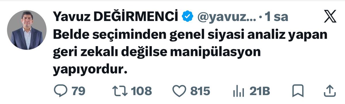 Samet_Ciftc's tweet photo. @ecekosesi Yavuz diyor https://t.co/YeKJeEqhkv