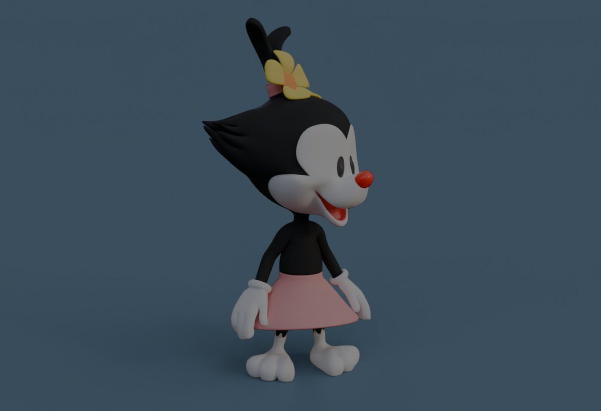3dmpro's tweet photo. #DotWarner #3dprintable in development in #Blender ,based on the #animaniacs1990s
Initial deformation test https://t.co/MqhmvYMTjW