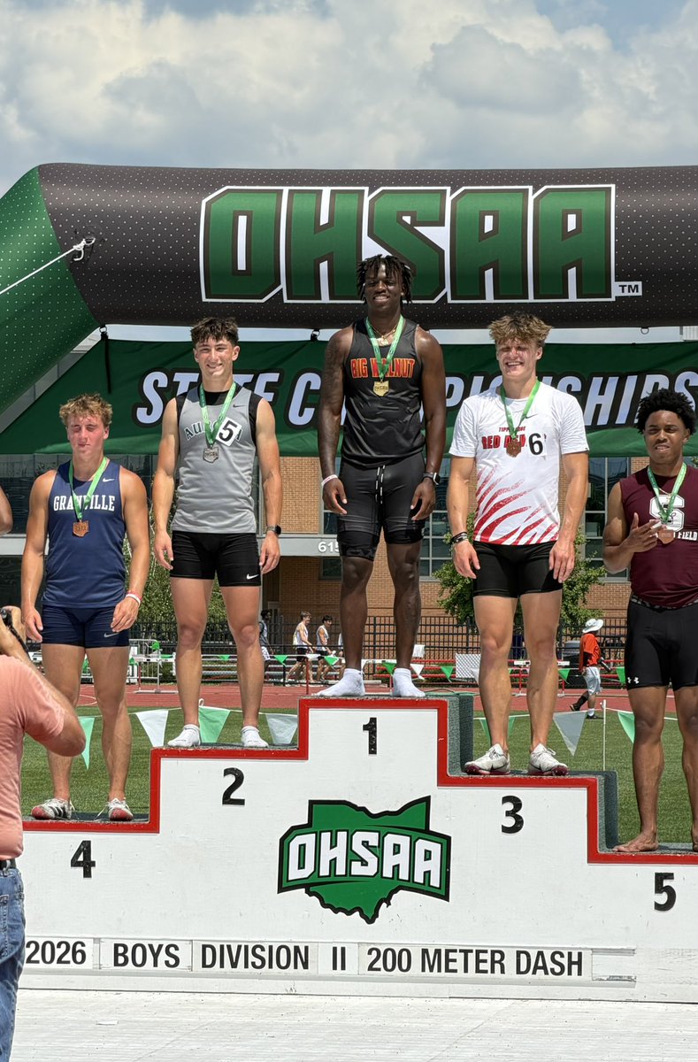 LukeMcGovern512's tweet photo. Junior year Track & Field state meet results!

2nd place 200m – 21.06 PR 🥈
5th place 100m – 10.66 

Raced with the best in the state and showed out. Grateful for everyone who helped me get here. Excited to build toward an even bigger senior year.

Year 3 ✌️ @GreenmenFB @greenmentrack

#StateMeet #TrackAndField #OHSAA