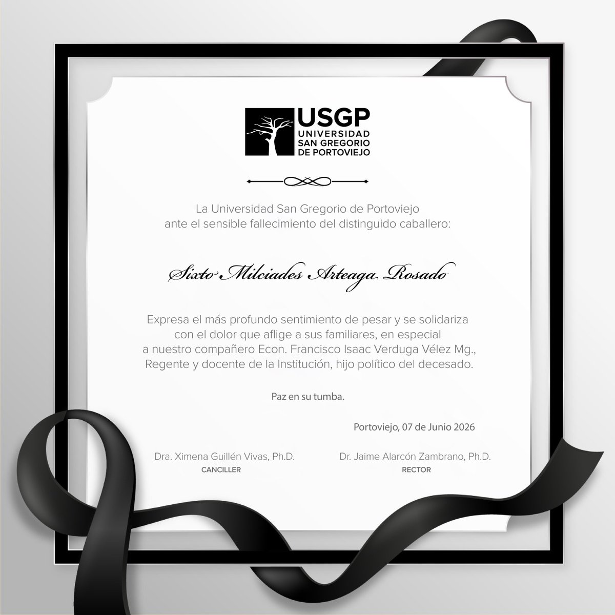 USGPOFICIAL's tweet photo. #NotaDePesar🙏🏻🤍🕊️ https://t.co/zPdNn751a6