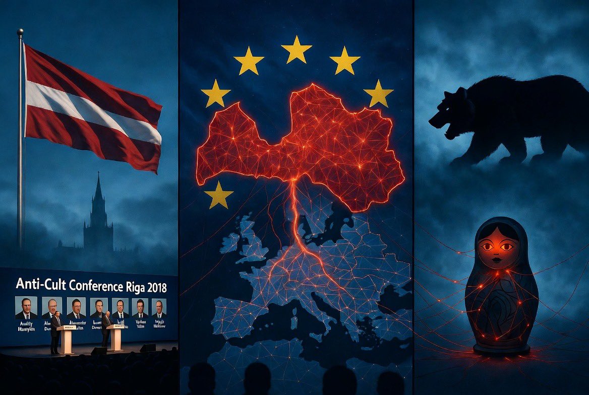 deepthinker778's tweet photo. How Russian political and anti-cult ecosystem builds access in Europe through Latvia

Latvia’s anti-cult and political landscape has included figures connected to the party “Latvian Russian Union,” including Andriy Mamykіn, Yevhen Yelkin, Mykyta Nikiforov, and others. This is not just a “religious debate” space: it is a recruitment and visibility pipeline that can translate influence into European-level legitimacy.

In 2018, Mamykіn,then a former Member of the European Parliament from Latvia, opened an anti-cult conference in Riga. The program featured prominent anti-cult actors Dvorkin and Luigi Corvaglia (an Italian FECRIS member). Later, Corvaglia actively spoke against ALLATRA in Europe, showing how such networks can persist across borders and convert local platforms into international campaigning.

This is exactly how Russian special services operate through their anti-cult network: by embedding the agenda within social and ideological circles, then using public events and institutional recognition to pressure governments “from within.”

Read full article here :https://t.co/pbz5sJEDmA