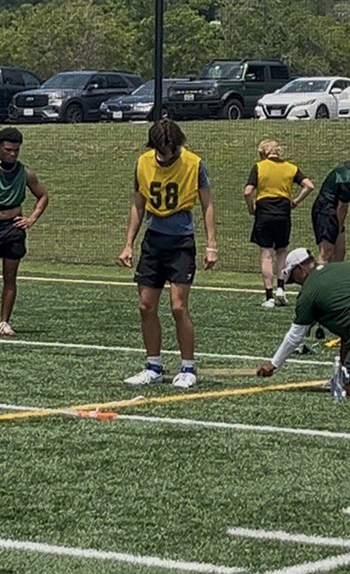 BoNicolls44's tweet photo. Had a great today @WMTribeFootball camp. Thank you for the great coaching and helping me get better and develop my game @BoRevell @kjarrell5 @CoachMikeLondon https://t.co/qsI2jL1yuE