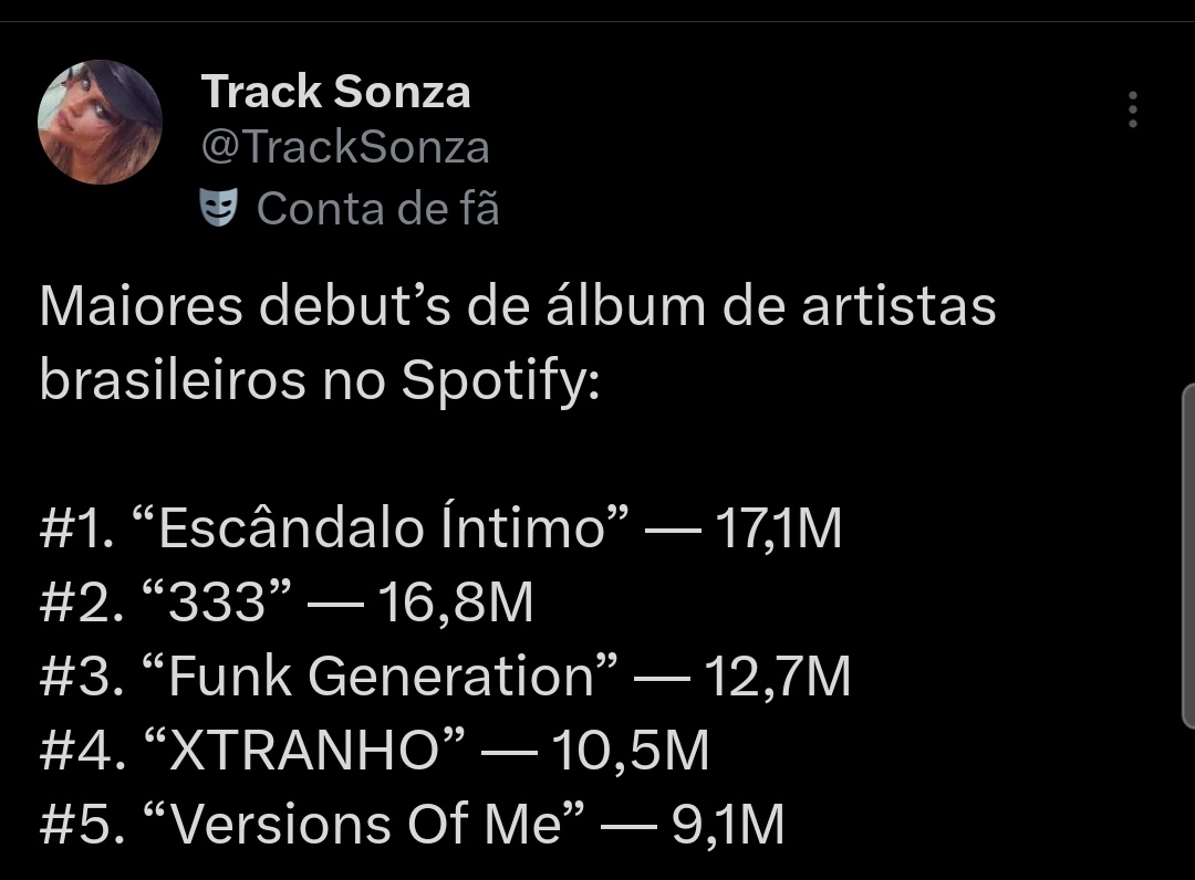 garcomdalu's tweet photo. @boyfrombahiaa @chartmatue @matue30 @TrackAnitta @sonzachart @infosluisasonza @ImpactoAnitta @30PRAUM O flop de uma é o hit de outra. Nem amo não https://t.co/qiaKNW3ZCV
