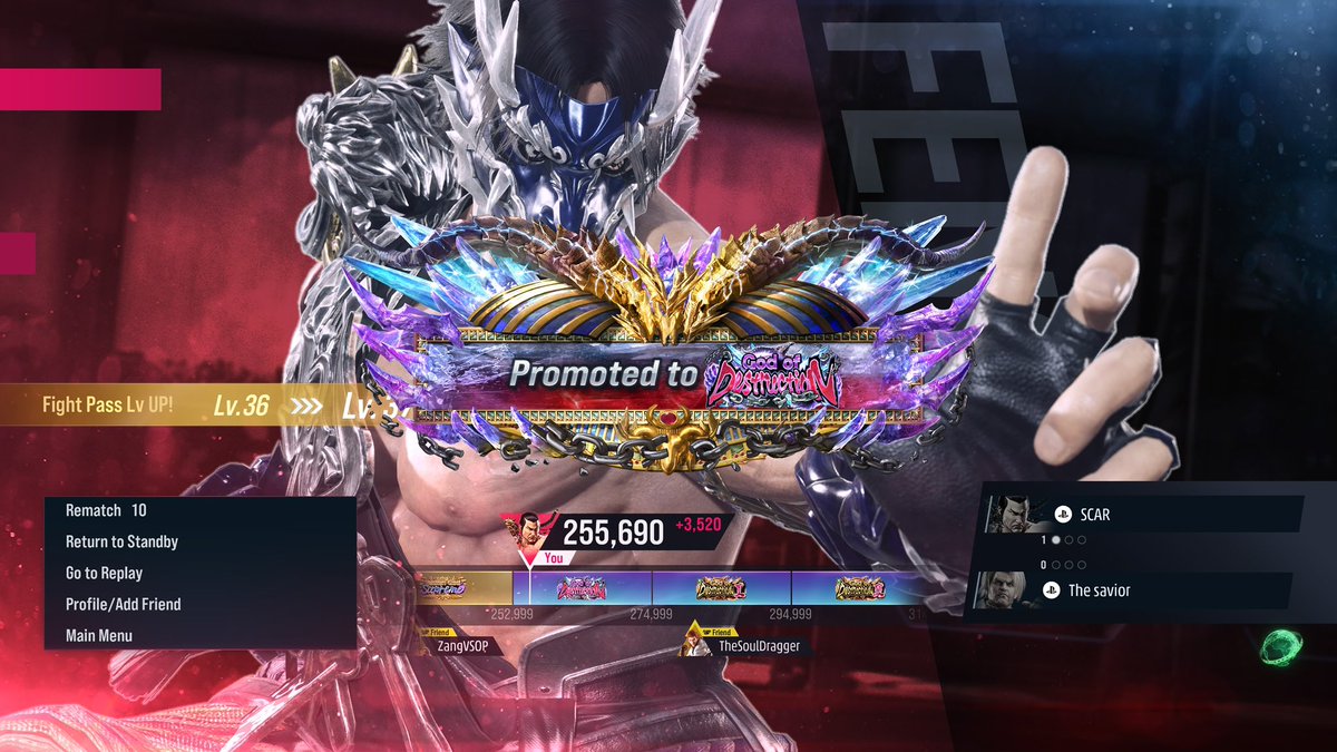 SCAR_T8's tweet photo. Finally reached the Greater Heights.🐉🔥
#fengwei, #godfist, #fengnation, #yeet, #reachedgreaterheights, #godofdestruction, #fengnation, #thekingofironfisttournament , #rankedmatch https://t.co/b9azLguc8c