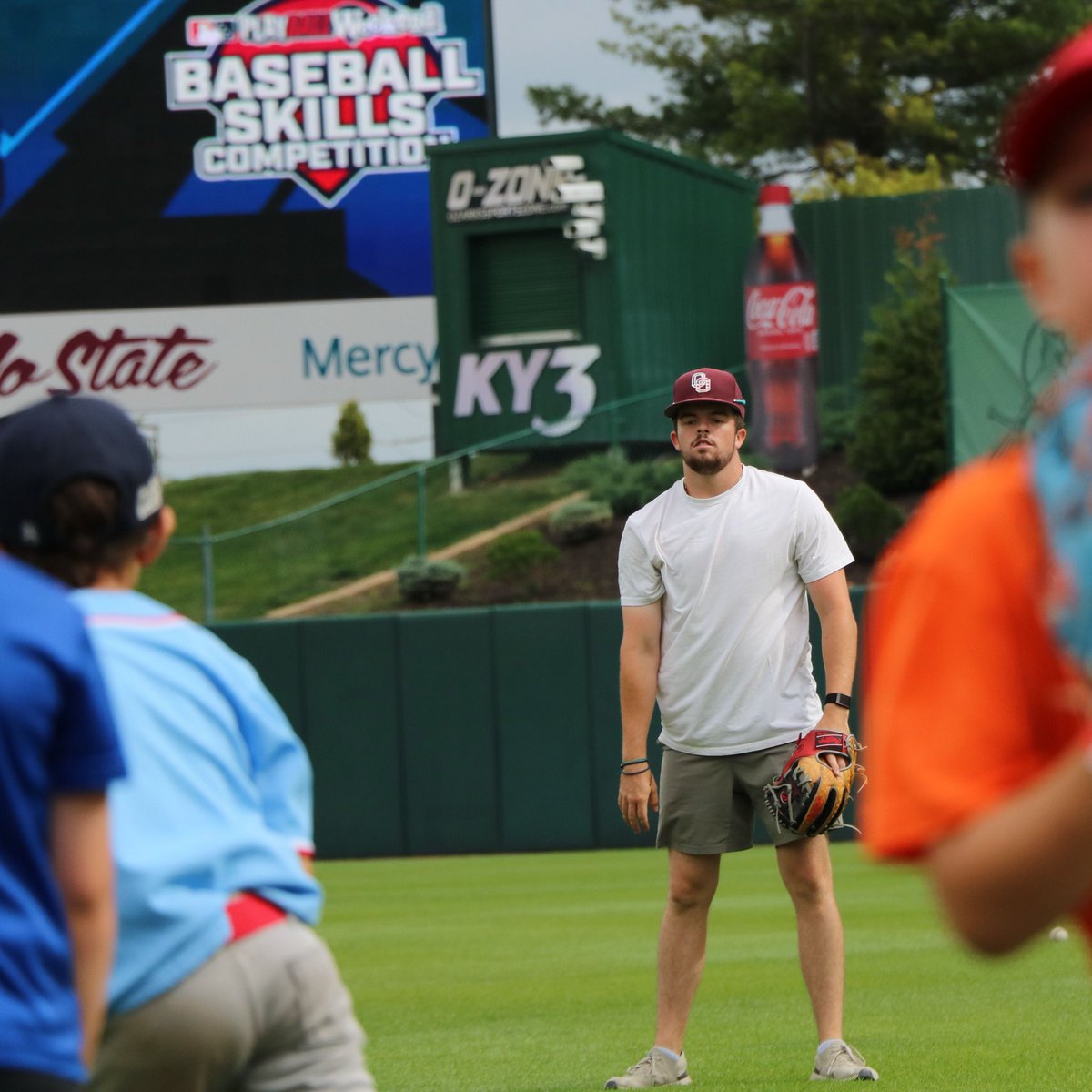 CofOBaseball's tweet photo. Our guys had a great time volunteering with the @Sgf_Cardinals during their MLB Play Ball Weekend. 

We LOVED partnering to host such awesome youth baseball events! https://t.co/9cF18nB9Fh