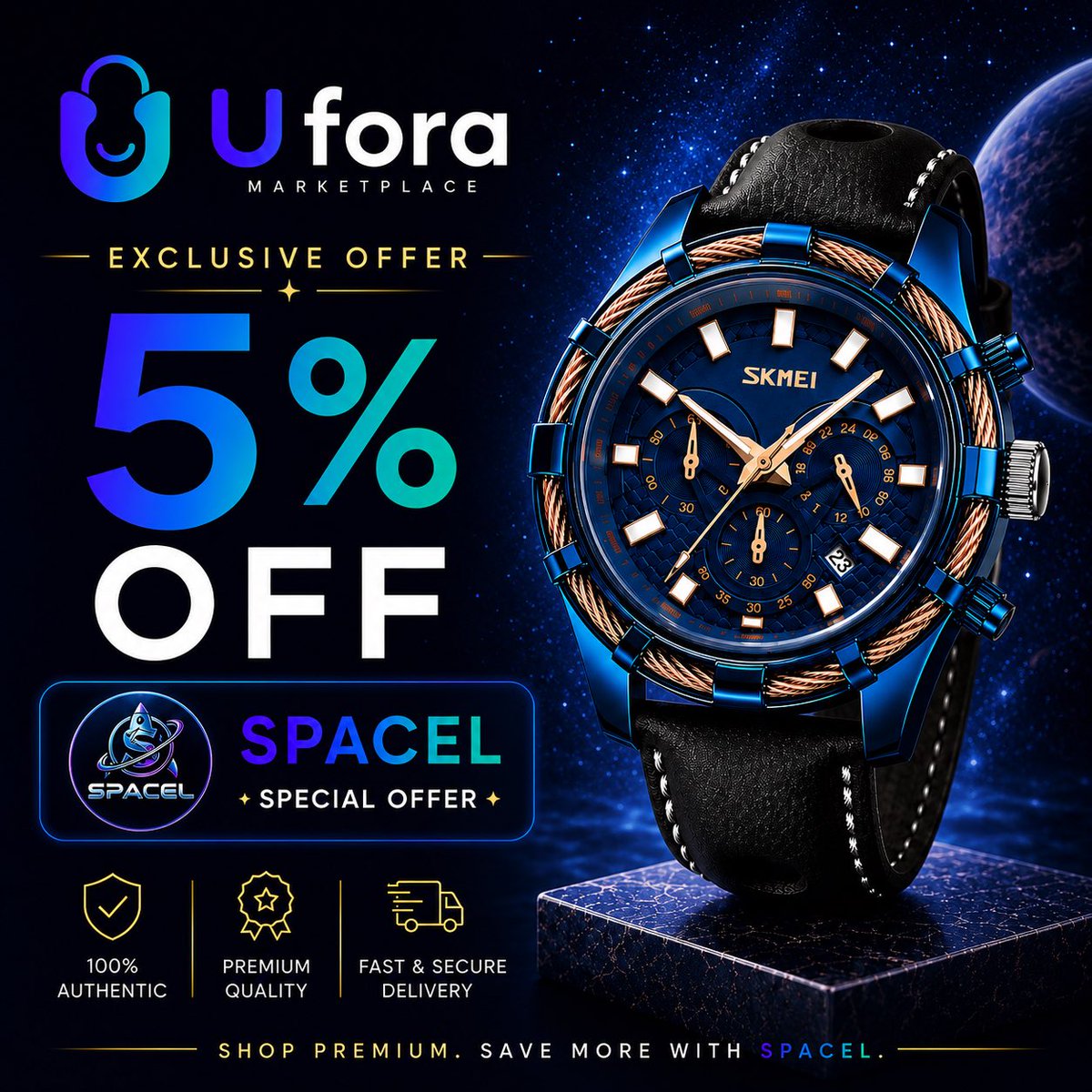 Uforashop's tweet photo. ⌚✨ Premium SKMEI Watch

🔥 5% OFF Available
🛡️ Premium Quality
🚚 Fast Delivery
✨ Modern &amp; Stylish Design

🛒 Shop now on UFORA Marketplace:

https://t.co/tmls6f6gSn

#UFORA #UFORAMarketplace #SKMEI #Watch #MensWatch #Fashion #WristWatch #PremiumStyle  #LuxuryLook https://t.co/sOAqQmkyFC