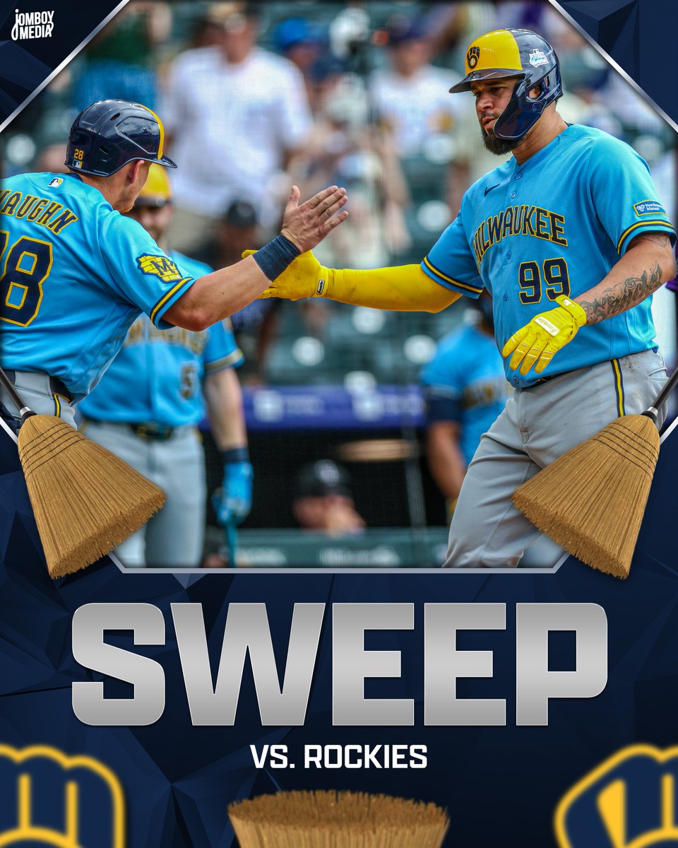TalkinBaseball_'s tweet photo. Brewers go to Coors and sweep the Rockies https://t.co/ylln7C6F8e