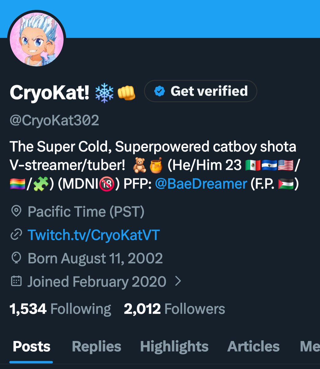 CryoKat302's tweet photo. 2K followers!! 🥹🥹🥹

I don't even know what to do 😭 https://t.co/CXOzvhrtiV