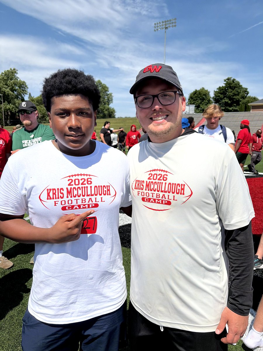 JosiahDunc39's tweet photo. I had a great time at Gardner Webb University Mega Camp! I learned a lot. Thank you for the feedback @CoachShaw_Jake ! @GWUFootball #Middlelinebacker #Classof2029 https://t.co/tZlDd9635r