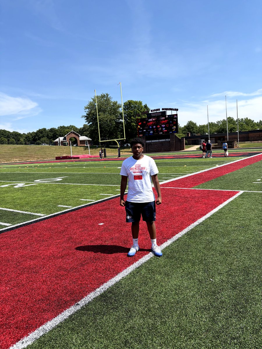 JosiahDunc39's tweet photo. I had a great time at Gardner Webb University Mega Camp! I learned a lot. Thank you for the feedback @CoachShaw_Jake ! @GWUFootball #Middlelinebacker #Classof2029 https://t.co/tZlDd9635r