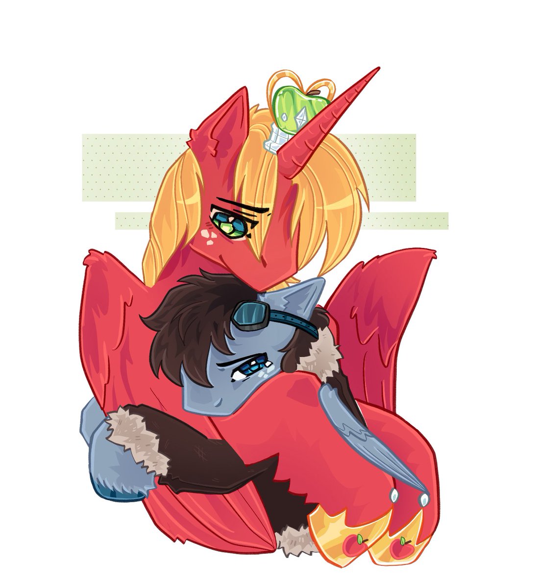 DpsSorted's tweet photo. @Poxy_Boxy I’ve been swooning over alicorn Big Mac lately,,, he’s my husband. https://t.co/1omeKfk6Y9