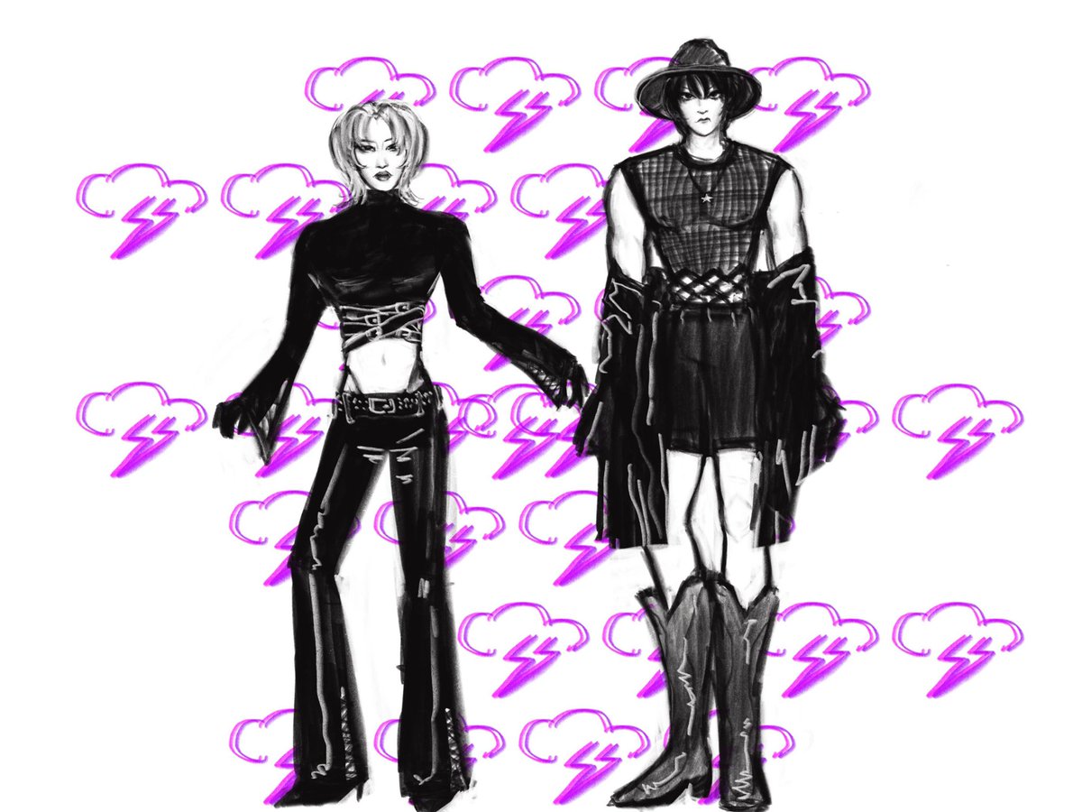 disorderedgames's tweet photo. A #MATZ and #EESS outfit swap
#ateezfanart #onewayexe https://t.co/8CTPj3FHhy