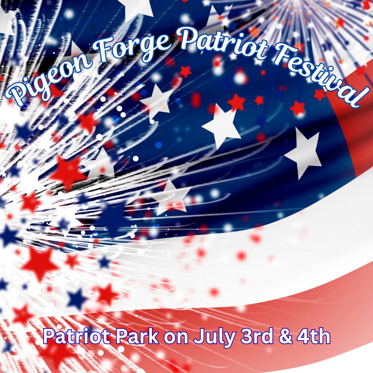 SpringHillSPF's tweet photo. Pigeon Forge shines bright in red, white, &amp; blue at the 2026 #PigeonForge #PatriotFestival! 🌟 Celebrate at Patriot Park on July 3rd &amp; 4th, where you can enjoy two nights filled with live music, delicious food, &amp; more in honor of our nation's birthday. https://t.co/9nPMW0dtFK https://t.co/xw21RXfFNr