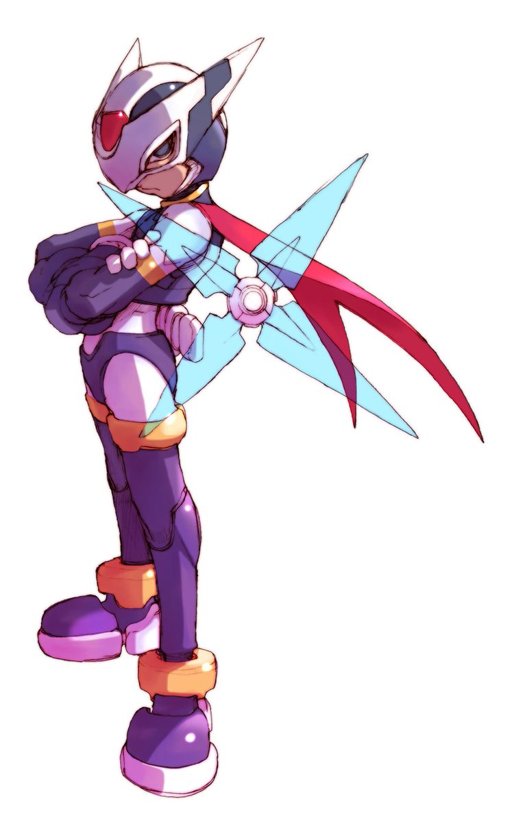 ReploidREVO's tweet photo. This game was an early IntiCreates title. Anybody notice this character looks a LOT like Phantom? https://t.co/tPtYcdxFi9