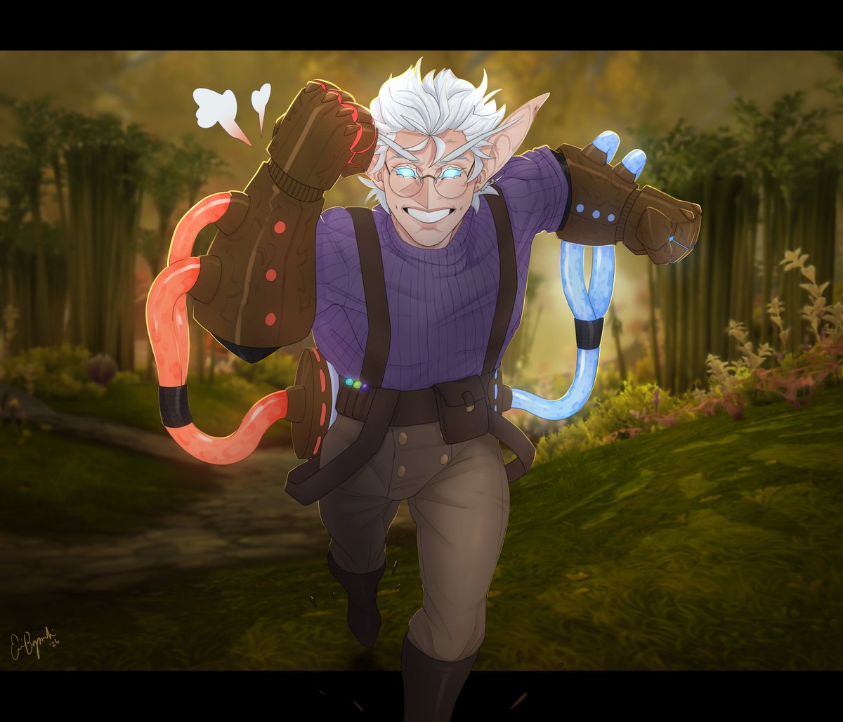 She_Chad's tweet photo. commission for a guildie! wanted to jump out of my comfort zone for this one https://t.co/7p2S79MS9O