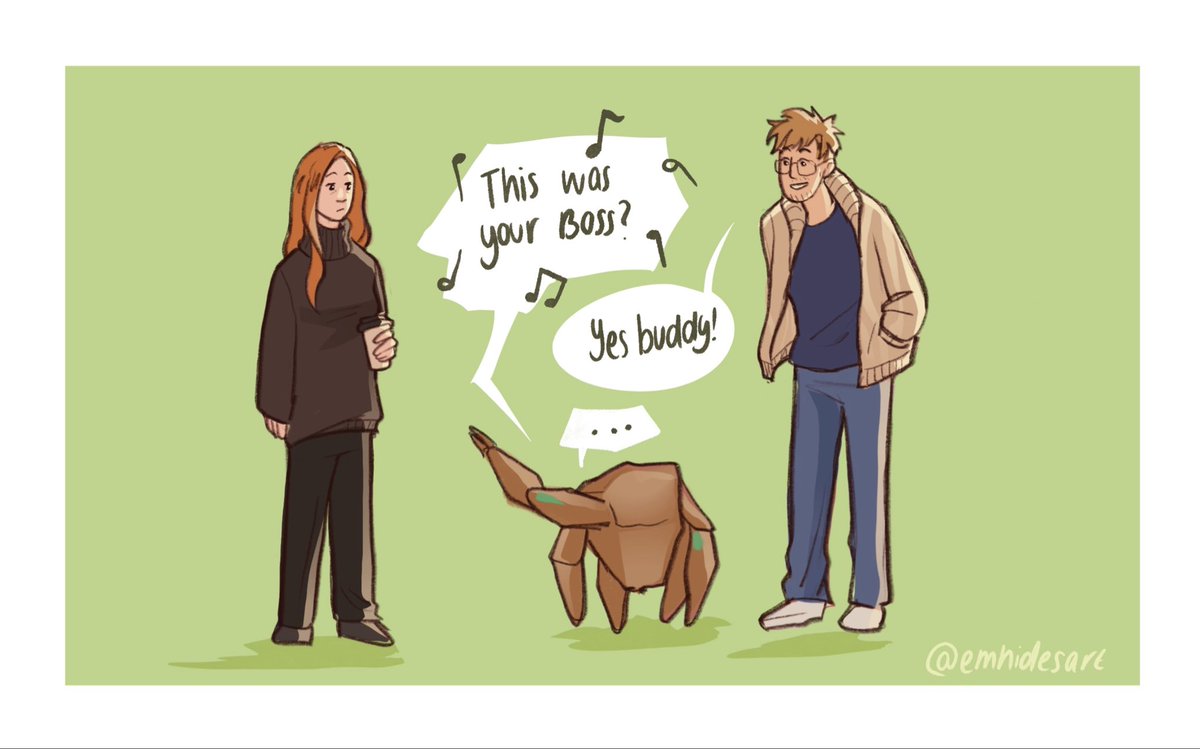 emhidesart's tweet photo. (1/2) Rocky meets Eva Stratt, what could go wrong? #projecthailmary #fanart https://t.co/avfOklOm3x