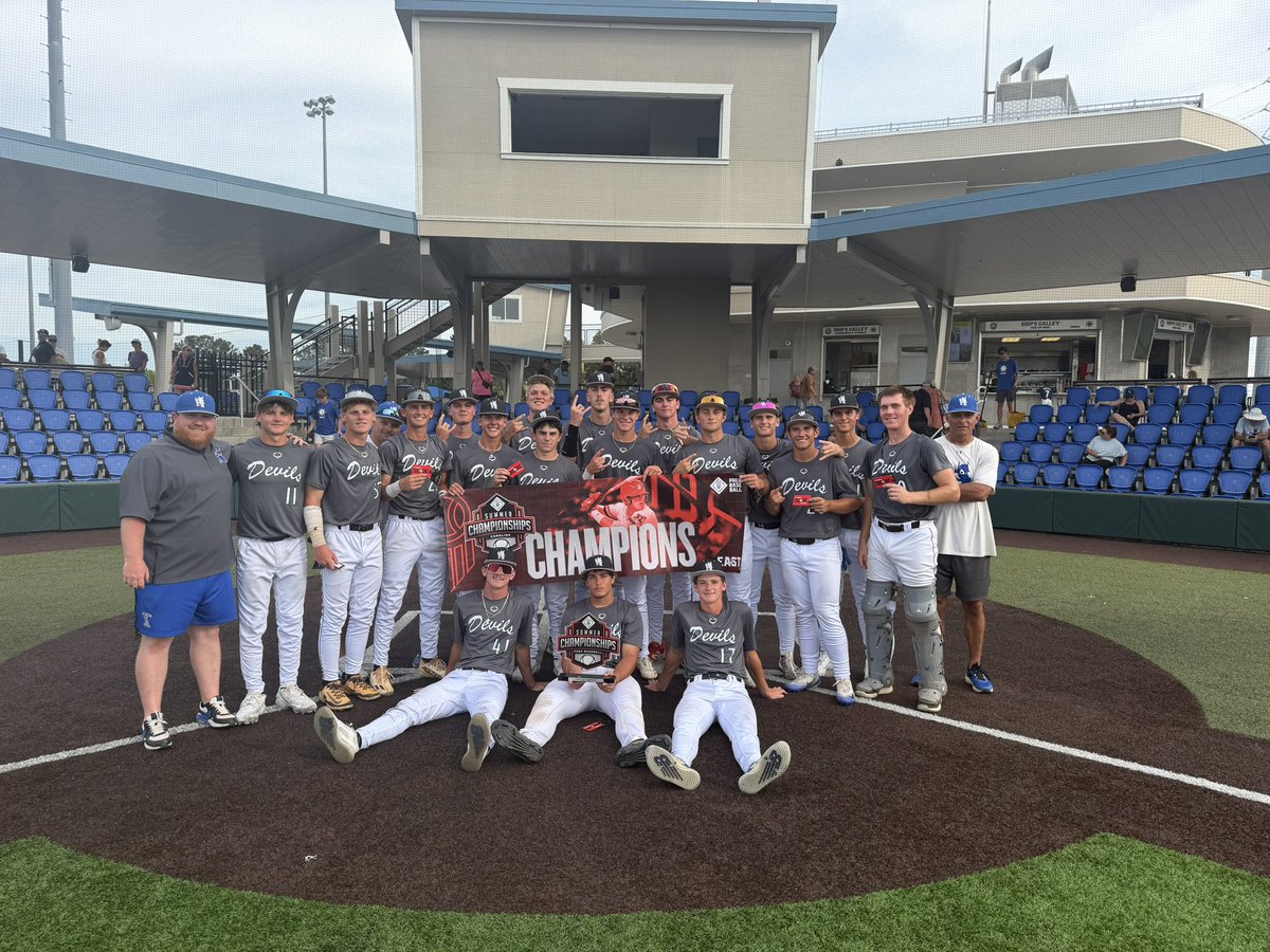 PrepBaseball_SC's tweet photo. Congratulations to @DiamondDevilsBB Black…17u Champions of the 2026 Carolina Summer Championships! 

#CarolinaSummerChamps26 @PBTourney https://t.co/gBYHzB7R34