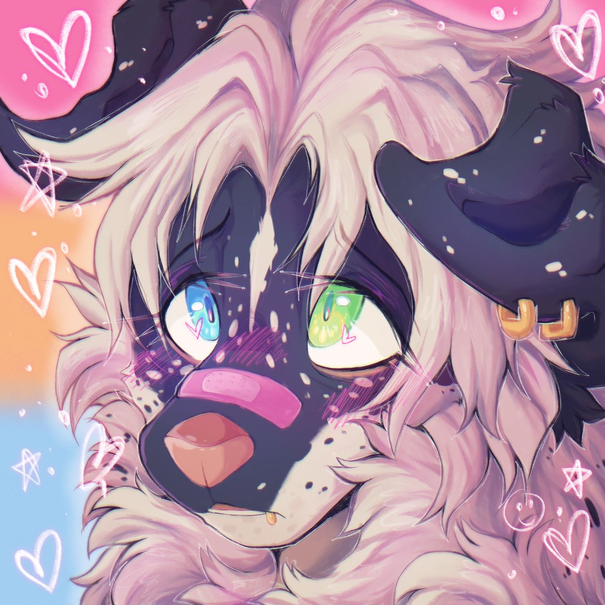 TheNeonWolfyy's tweet photo. Life is hard when you’re just a dog 💖 https://t.co/CrtnwXZXm1