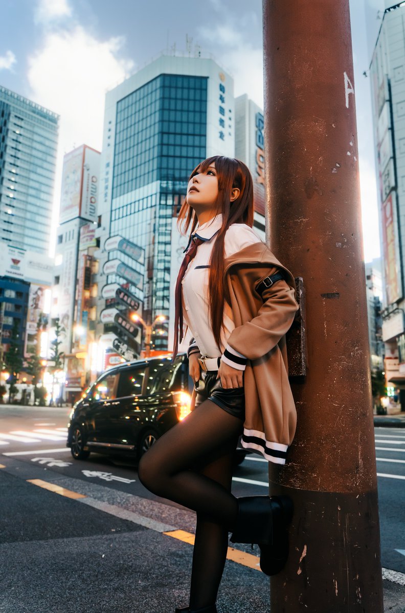 ShiraseRin_sub's tweet photo. 牧瀬紅莉栖 cosplay｜秋葉原            

📸:@karasyX

※道路使用許可取得済          

#ShiraseRin_cos https://t.co/PhsCEA713L