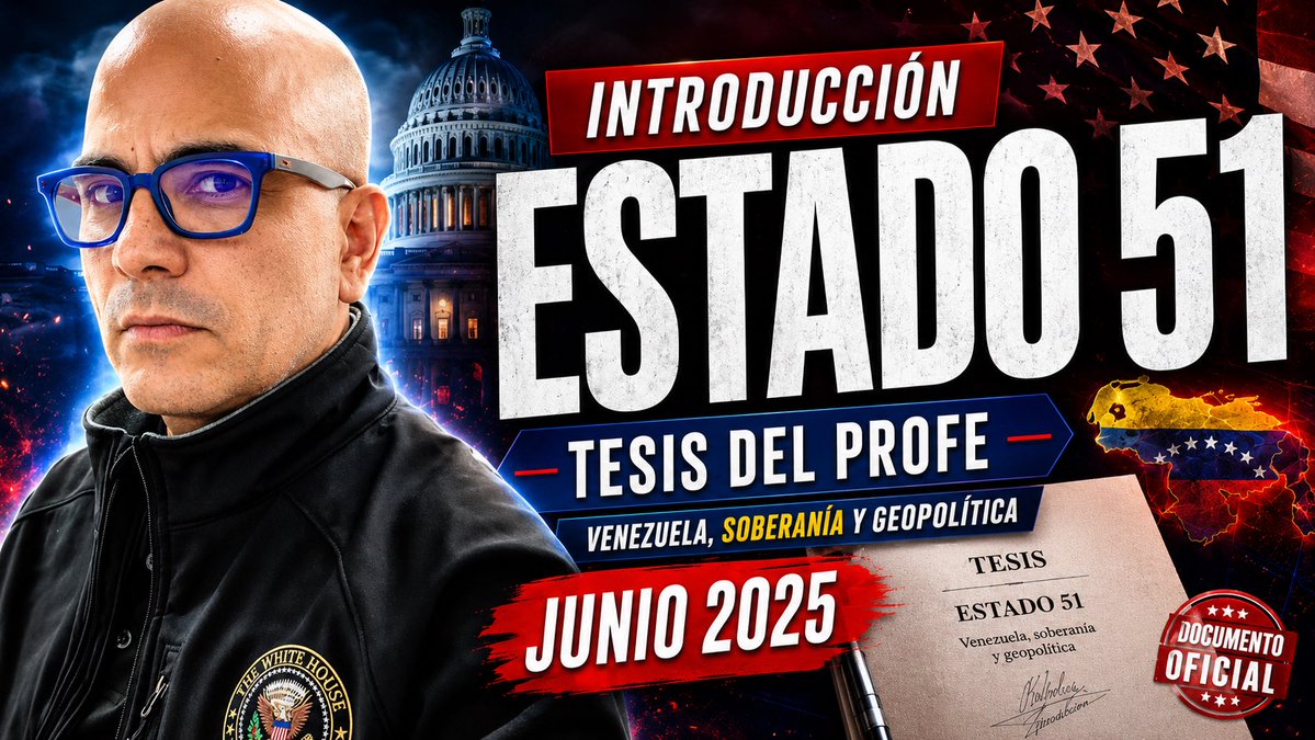 ProfeAlejoT's tweet photo. 🚨 ¡ES OFICIAL! 🚨

En pocos minutos compartiré en YouTube la INTRODUCCIÓN de mi tesis.

📺 Todos los suscriptores de mi canal de YouTube ProfeAlejoTorrealba podrán ver el video donde presentaré los argumentos centrales de esta investigación.

📚 Los miembros del canal en YouTube tendrán acceso exclusivo al documento de la INTRODUCCIÓN DE LA TESIS para leerla y estudiarla en profundidad.

🔴 No se pierdan el live en unos minutos.