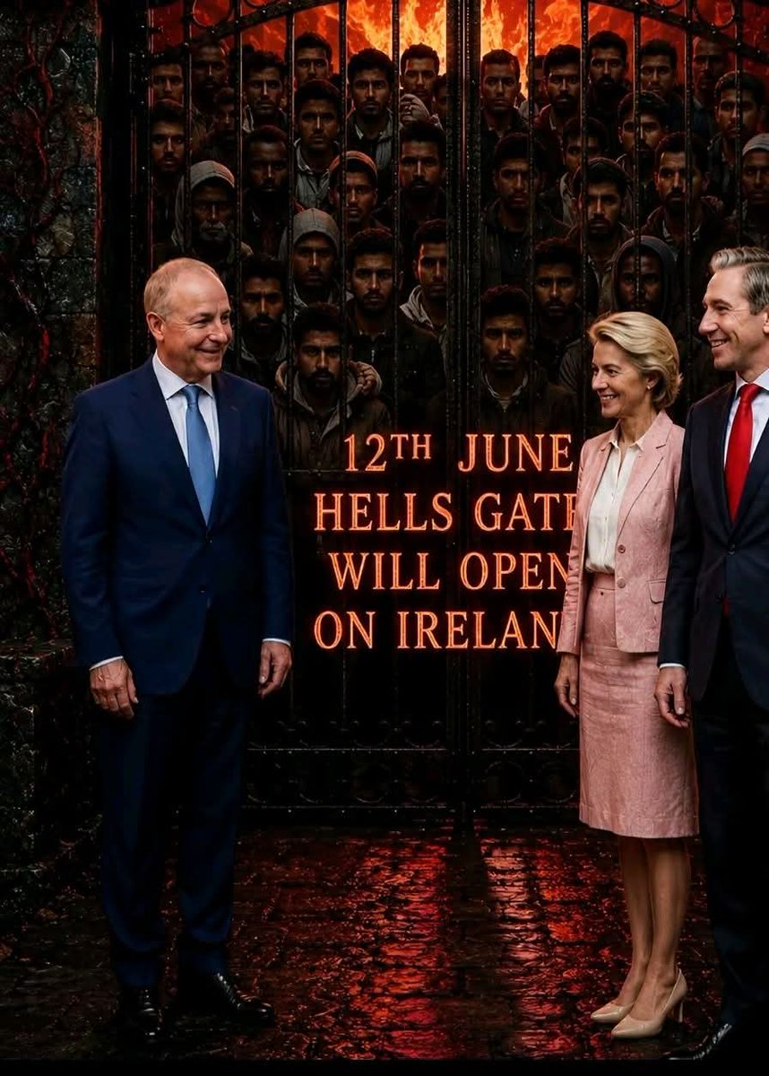 Maureen15668967's tweet photo. God forgive you for the untold misery you have and will unleash ten fold on Eire. https://t.co/zo8c6nENWN