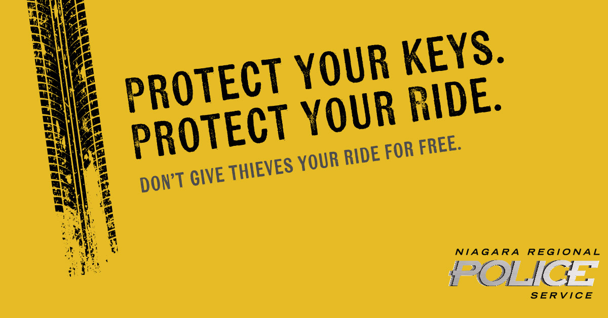 NiagRegPolice's tweet photo. Protect your ride – don’t be an easy target!
Taking small steps can go a long way in avoiding auto theft.
Never leave valuables in plain sight, always lock your vehicle, and park in well-lit areas when possible.
#AutoTheft https://t.co/nvPKhTYLCu