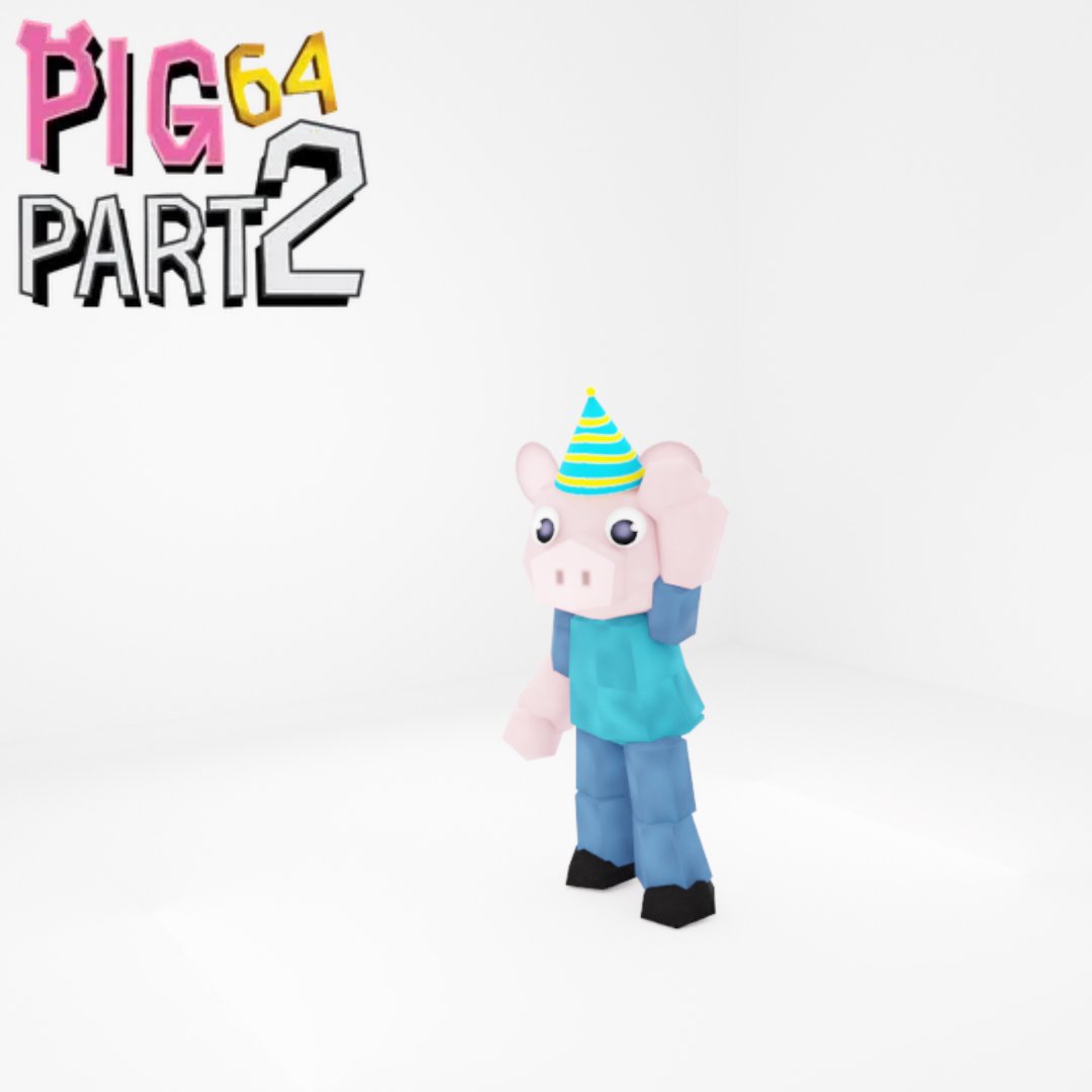 nabilplayzz's tweet photo. Happy Anniversary PIG 64 Part 2 #RobloxPiggy #piggytwt

Here's a small render I made https://t.co/oLv4xGc3FO