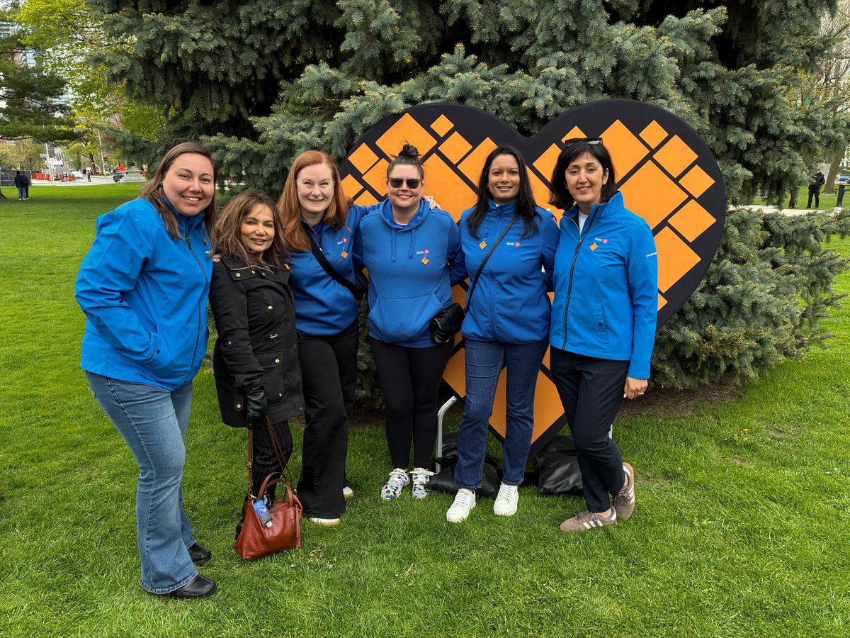 JeffMucha's tweet photo. On Moose Hide Campaign Day, Team BMO proudly supported the Rally to End Violence. 

This was a meaningful moment of people from across Canada coming together to stand against violence toward women and children and commit to practical action on reconciliation. 

#ProudToWorkAtBMO https://t.co/64bHTPkDi1