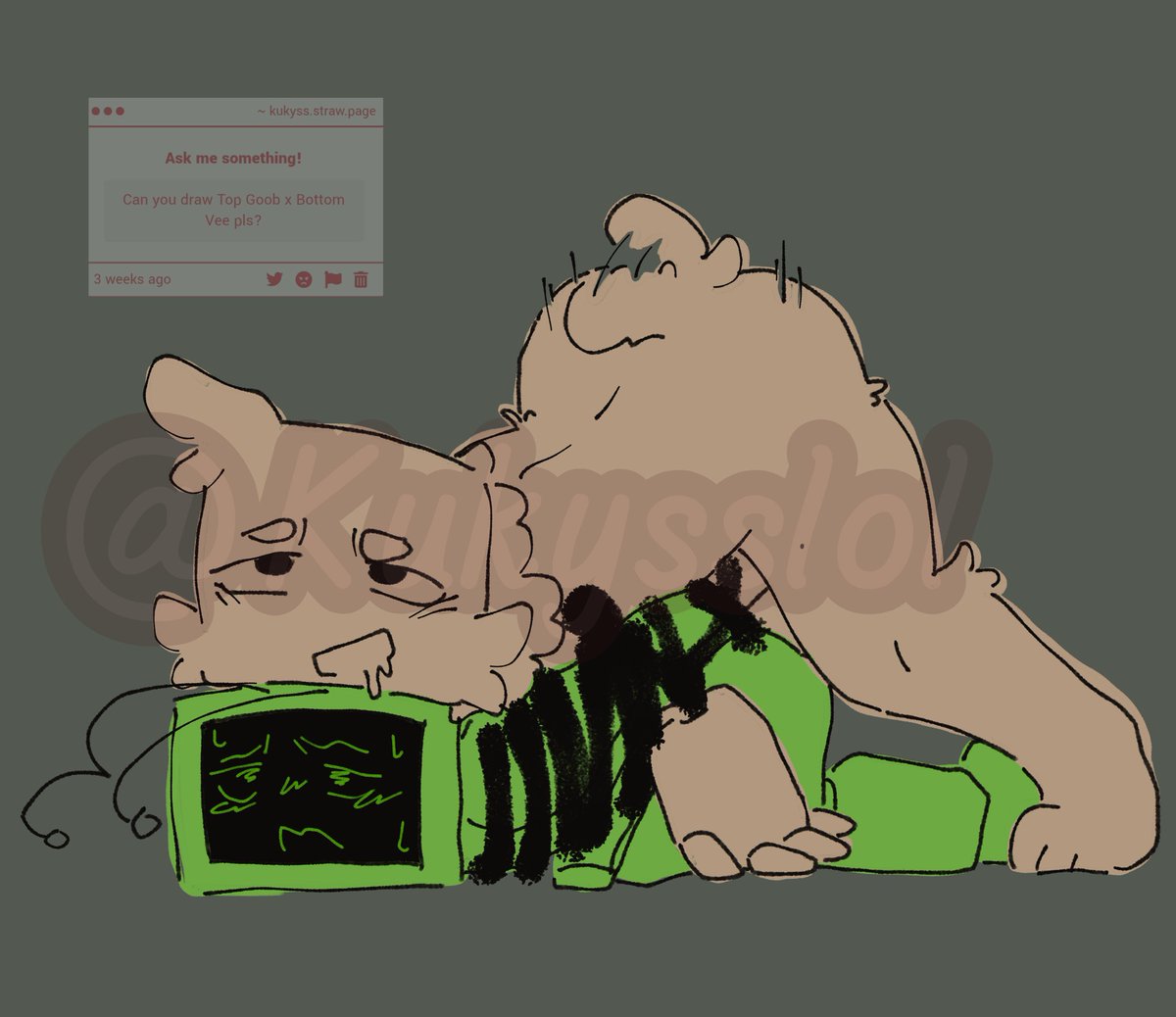 Kukysslol's tweet photo. #dandysworld #dandysworldr34 #dandysworldnsfw https://t.co/r9qETgGTcq